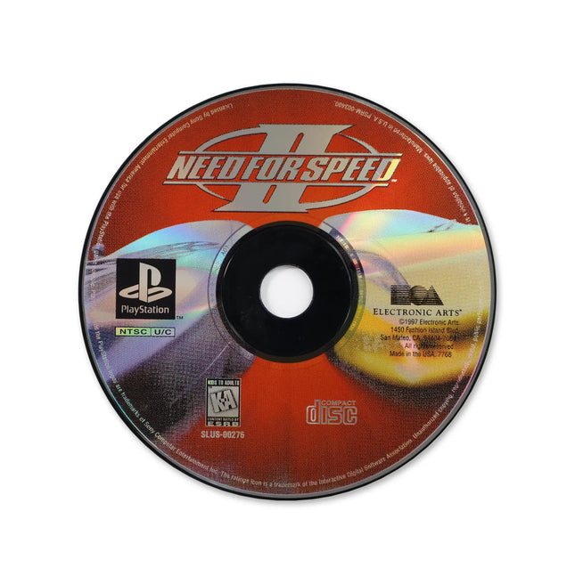 Need for Speed 2 for Sony PlayStation - Disc front with label - Game only.