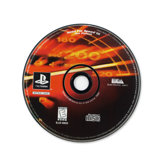 Need for Speed 3 Hot Pursuit for Sony PlayStation - Disc front with label - Game only.