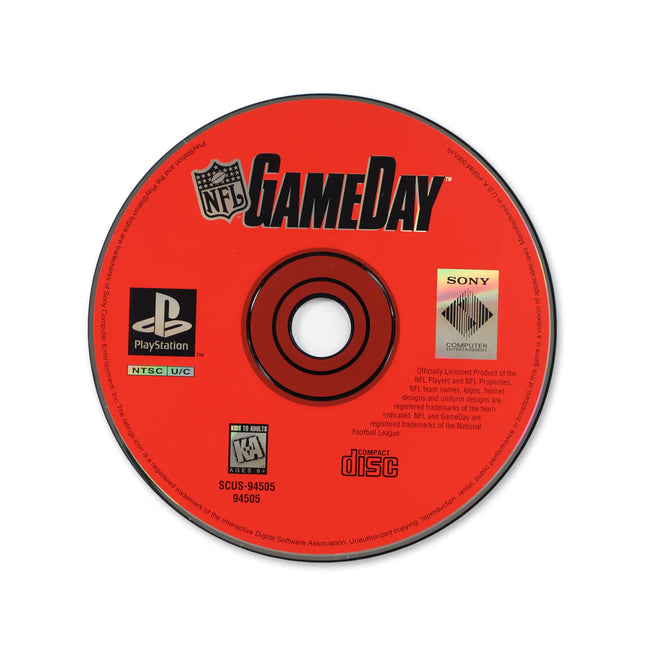 NFL GameDay for Sony PlayStation - Disc front with label - Game only.