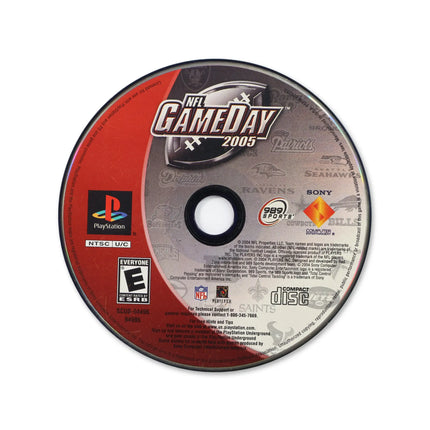 NFL GameDay 2005 for Sony PlayStation - Disc front with label - Game only.