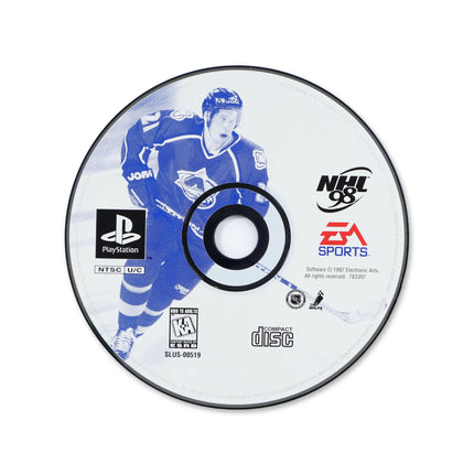 NHL 98 for Sony PlayStation - Disc front with label - Game only.