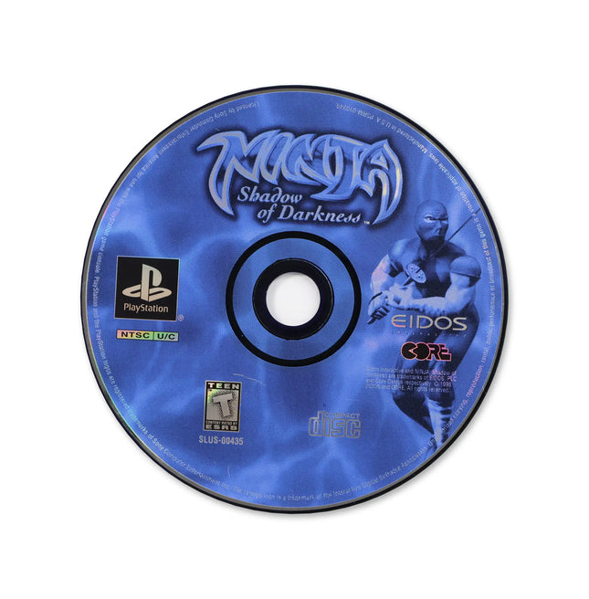 Ninja Shadow of Darkness for Sony PlayStation - Disc front with label - Game only.