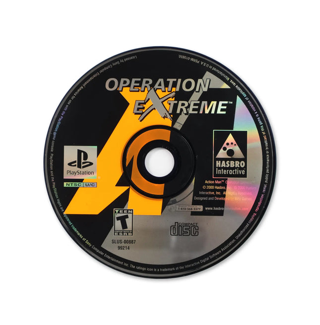 Action Man Operation EXtreme for Sony PlayStation - Disc front with label - Game only.