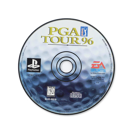 PGA Tour 96 for Sony PlayStation - Disc front with label - Game only.