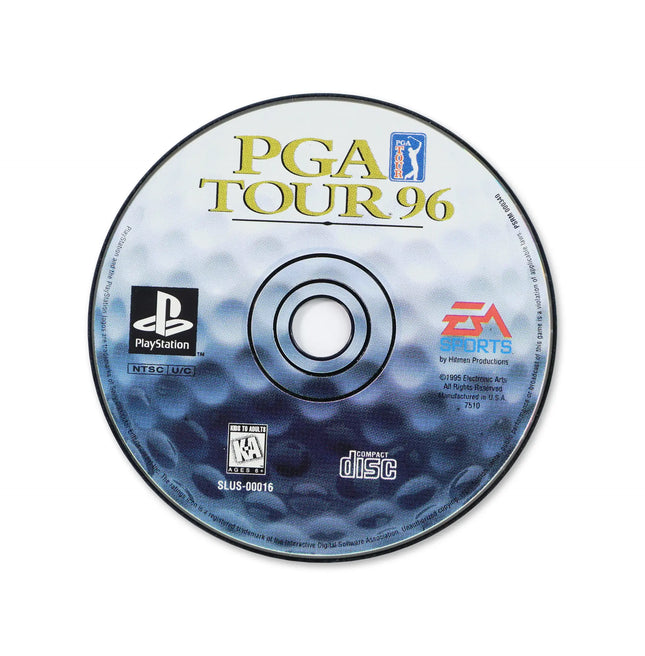 PGA Tour 96 for Sony PlayStation - Disc front with label - Game only.