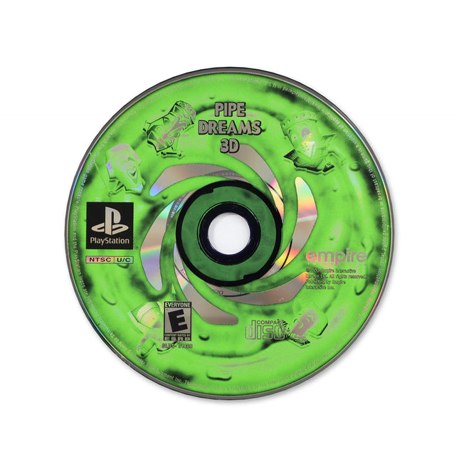 Pipe Dreams 3D for Sony PlayStation - Disc front with label - Game only.