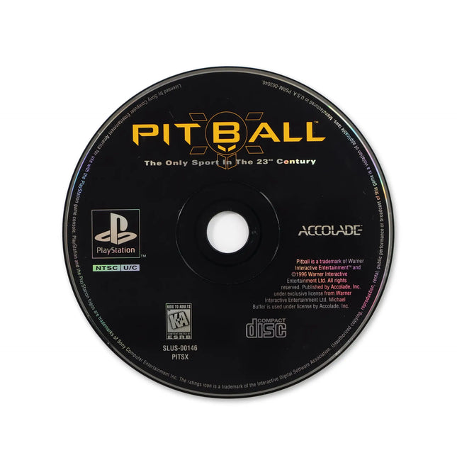 Pitball for Sony PlayStation - Disc front with label - Game only.