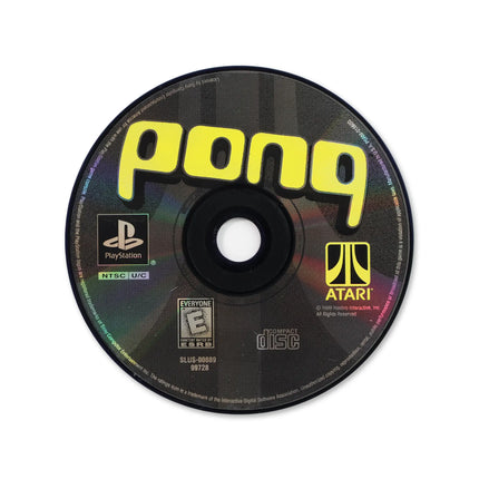 Pong The Next Level for Sony PlayStation - Disc front with label - Game only.