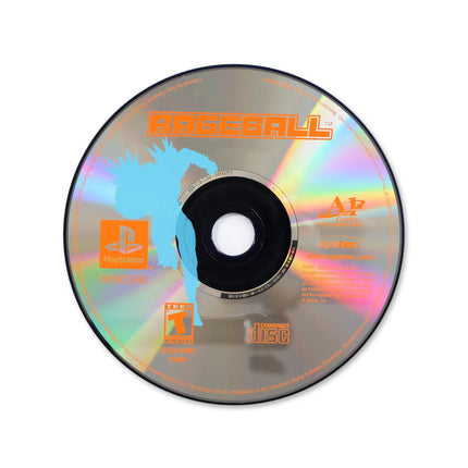 Rageball for Sony PlayStation - Disc front with label - Game only.