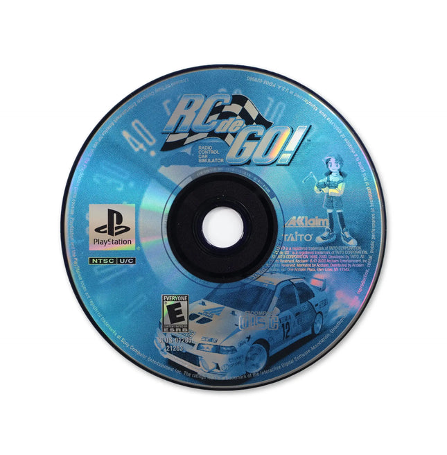 RC de Go for Sony PlayStation - Disc front with label - Game only.