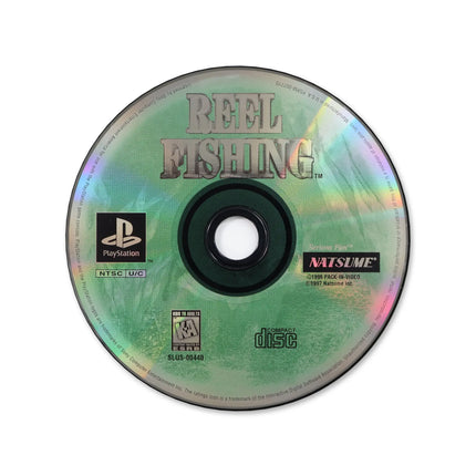 Reel Fishing for Sony PlayStation - Disc front with label - Game only.