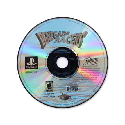 Renegade Racers for Sony PlayStation - Disc front with label - Game only.