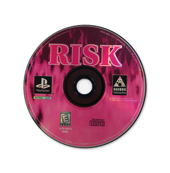Risk for Sony PlayStation - Disc front with label - Game only.