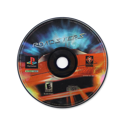 Roadsters for Sony PlayStation - Disc front with label - Game only.