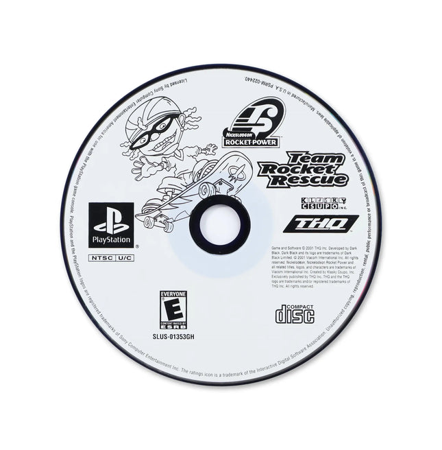 Rocket Power Team Rocket Rescue [Greatest Hits] for Sony PlayStation - Disc front with label - Game only.