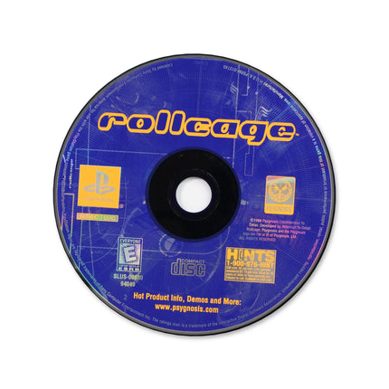 Rollcage for Sony PlayStation - Disc front with label - Game only.