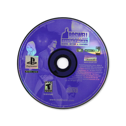 Roswell Conspiracies for Sony PlayStation - Disc front with label - Game only.