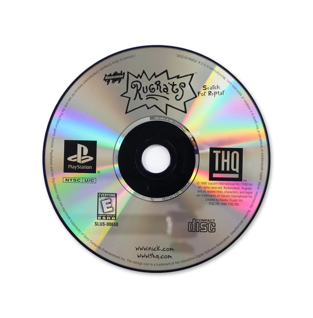 Rugrats Search for Reptar [Greatest Hits] for Sony PlayStation - Disc front with label - Game only.