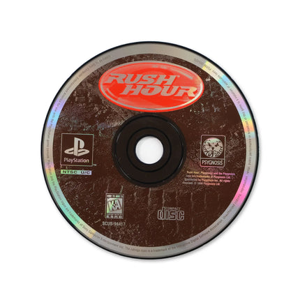 Rush Hour for Sony PlayStation - Disc front with label - Game only.