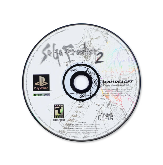 Saga Frontier 2 for Sony PlayStation - Disc front with label - Game only.