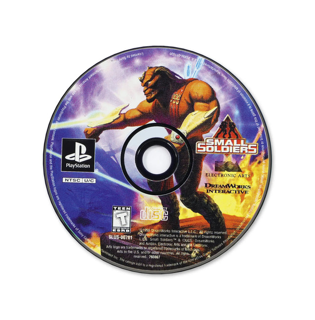 Small Soldiers for Sony PlayStation - Disc front with label - Game only.