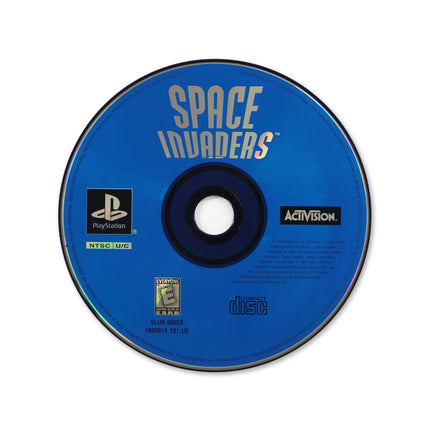 Space Invaders for Sony PlayStation - Disc front with label - Game only.