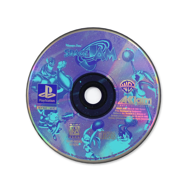Space Jam for Sony PlayStation - Disc front with label - Game only.