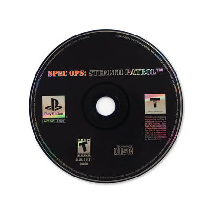 Spec Ops Stealth Patrol for Sony PlayStation - Disc front with label - Game only.