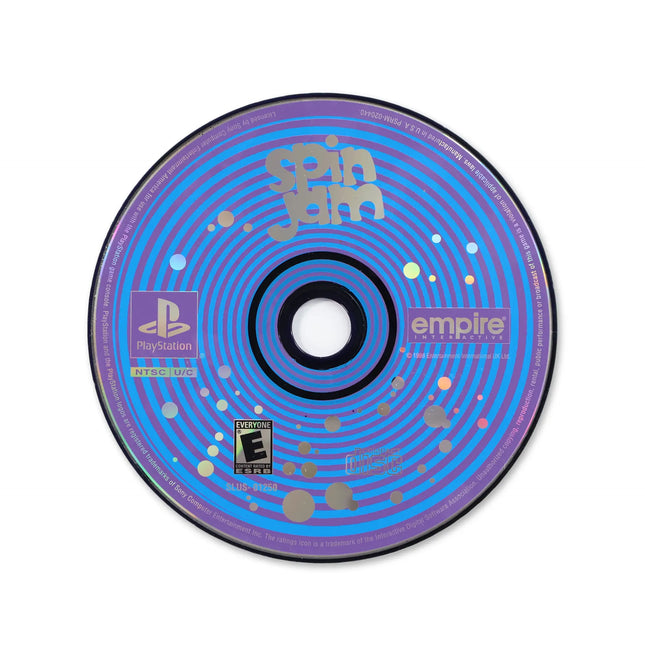 Spin Jam for Sony PlayStation - Disc front with label - Game only.