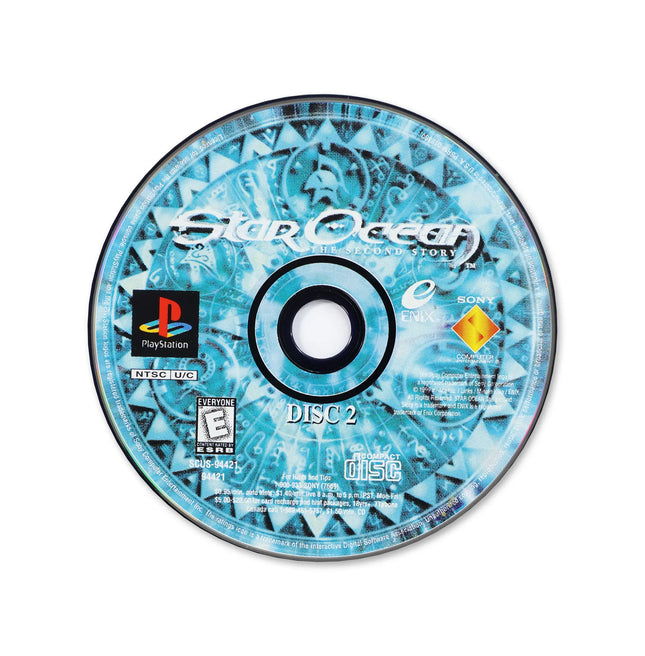 Star Ocean: The Second Story for Sony PlayStation - Disc front with label - Game only.
