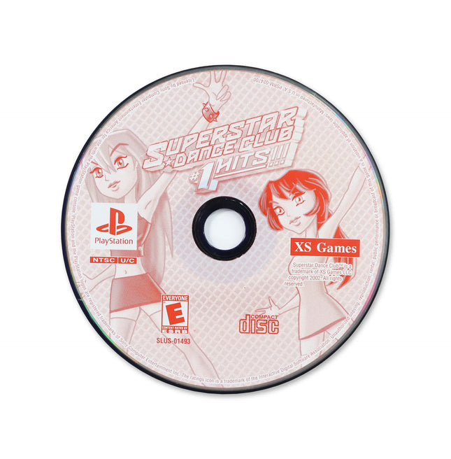 Superstar Dance Club for Sony PlayStation - Disc front with label - Game only.