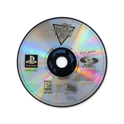Ten Pin Alley for Sony PlayStation - Disc front with label - Game only.
