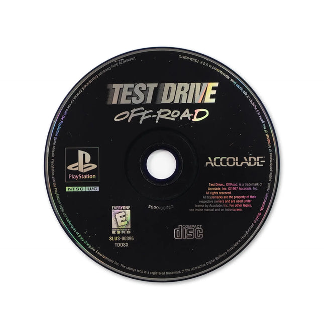 Test Drive Off Road [Greatest Hits] for Sony PlayStation - Disc front with label - Game only.