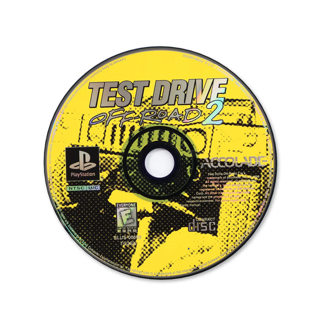 Test Drive Off Road 2 for Sony PlayStation - Disc front with label - Game only.