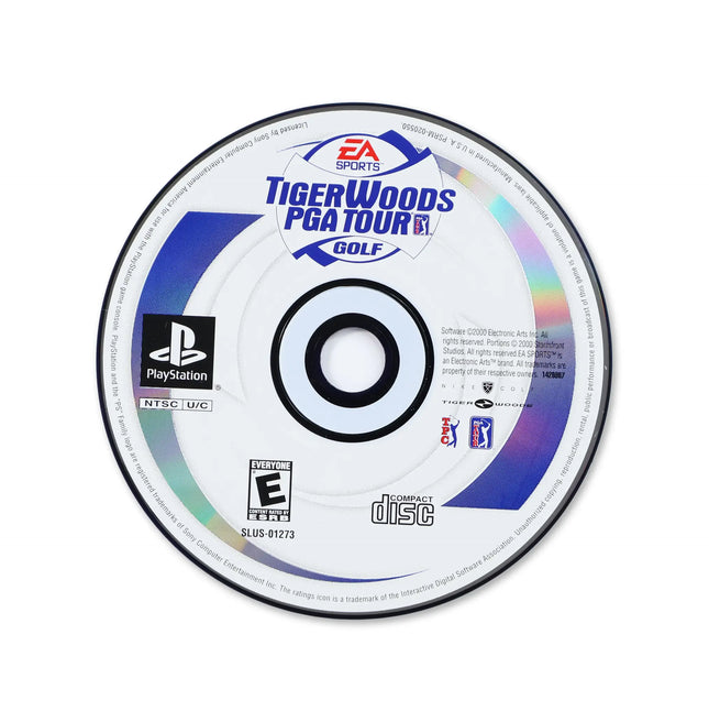 Tiger Woods PGA Tour Golf for Sony PlayStation - Disc front with label - Game only.