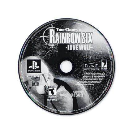 Rainbow Six Lone Wolf for Sony PlayStation - Disc front with label - Game only.