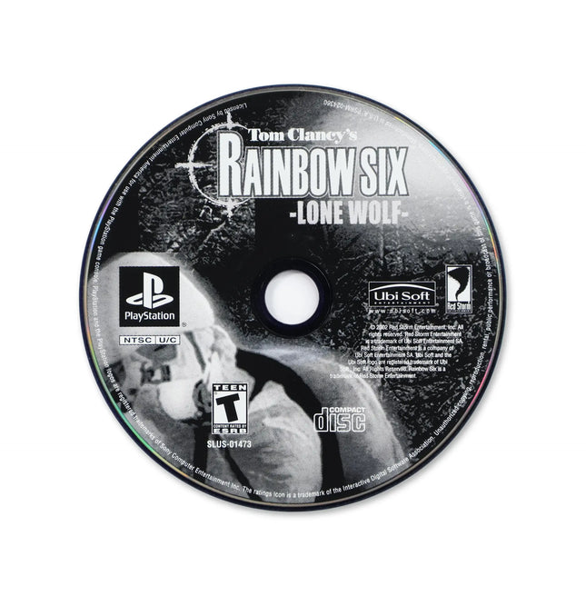 Rainbow Six Lone Wolf for Sony PlayStation - Disc front with label - Game only.