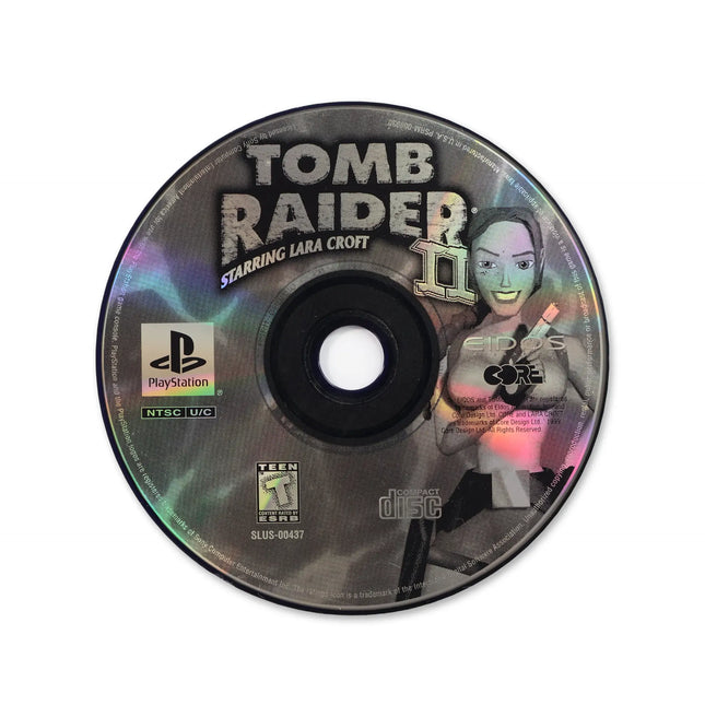 Tomb Raider II [Greatest Hits] for Sony PlayStation - Disc front with label - Game only.