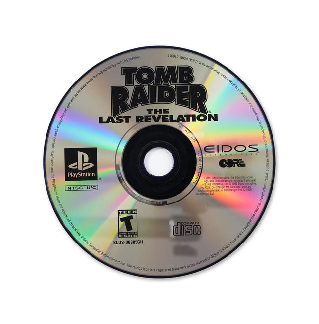 Tomb Raider Last Revelation [Greatest Hits] for Sony PlayStation - Disc front with label - Game only.