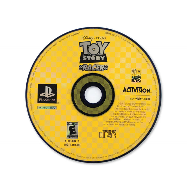 Toy Story Racer for Sony PlayStation - Disc front with label - Game only.