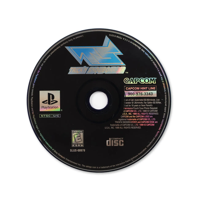 Trick N' Snowboarder for Sony PlayStation - Disc front with label - Game only.