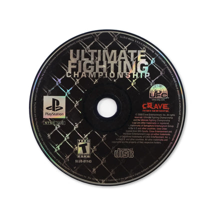 Ultimate Fighting Championship for Sony PlayStation - Disc front with label - Game only.