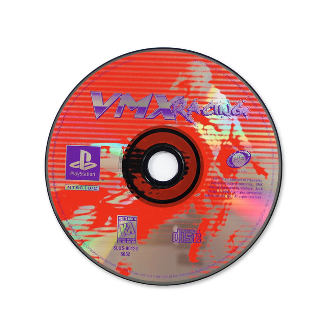 VMX Racing for Sony PlayStation - Disc front with label - Game only.