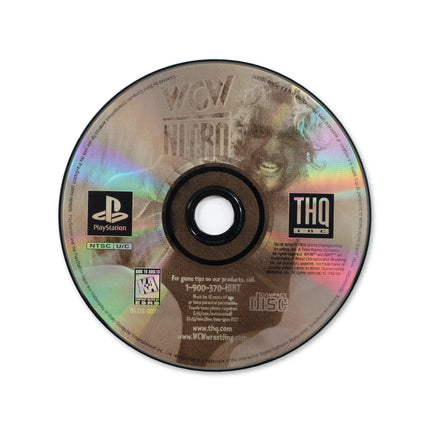 WCW Nitro for Sony PlayStation - Disc front with label - Game only.