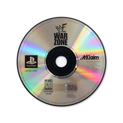 WWF Warzone [Greatest Hits] for Sony PlayStation - Disc front with label - Game only.