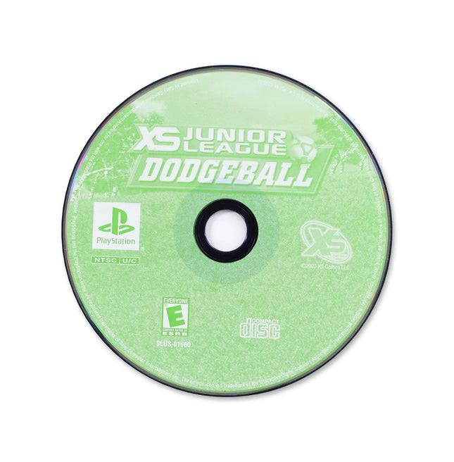XS Junior League Dodgeball for Sony PlayStation - Disc front with label - Game only.