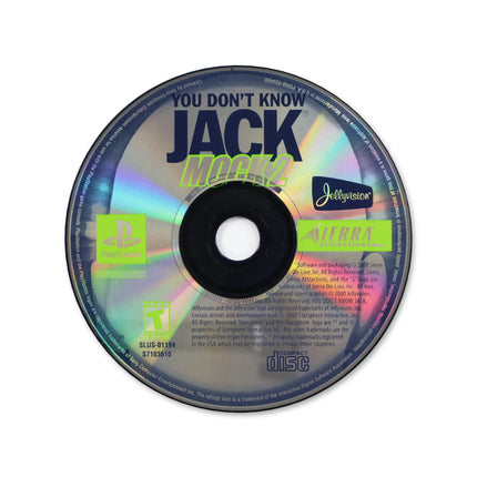 You Don't Know Jack Mock 2 for Sony PlayStation - Disc front with label - Game only.