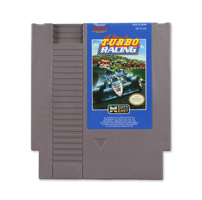 Al Unser Jr. Turbo Racing for Nitendo NES - Front - Game only