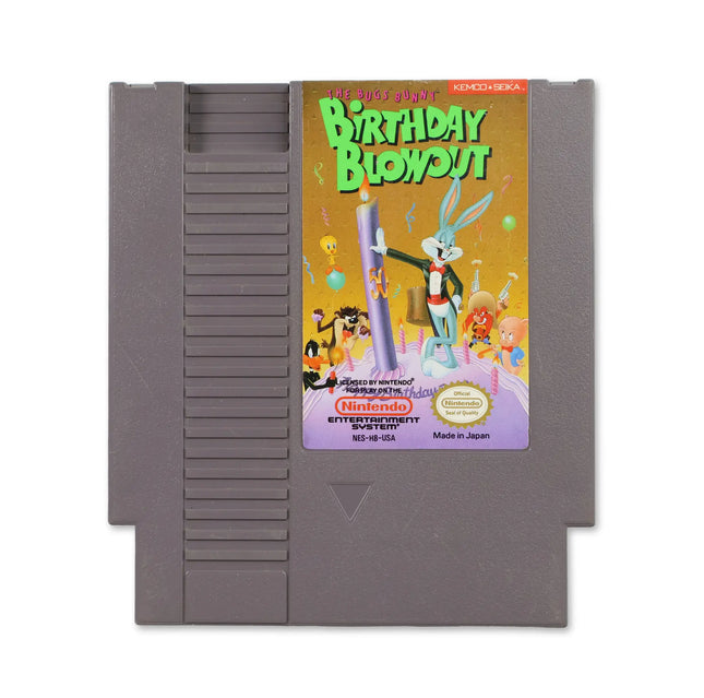 Bugs Bunny Birthday Blowout for Nitendo NES - Front - Game only