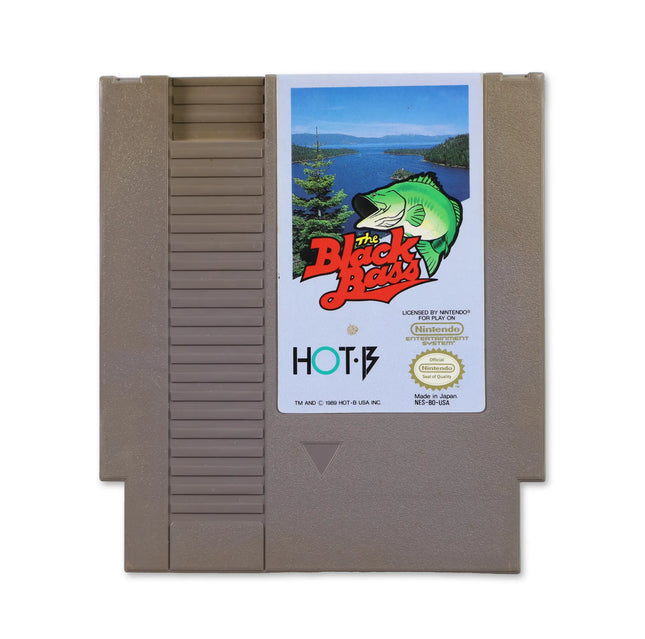 Black Bass for Nitendo NES - Front - Game only